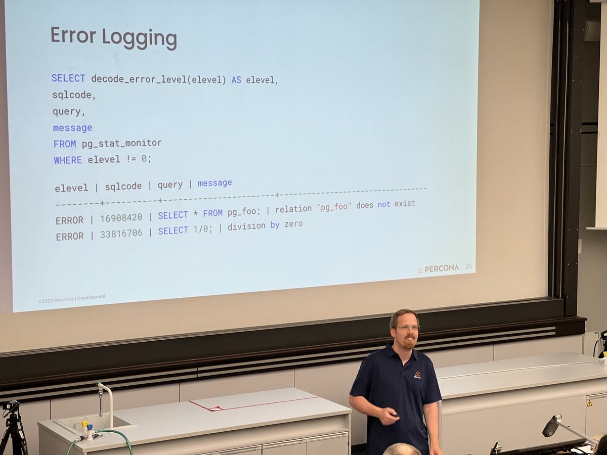 In case you've attended my talk at #SwissPGDay on pg_stat_monitor, the slides are now available on the conference page.
