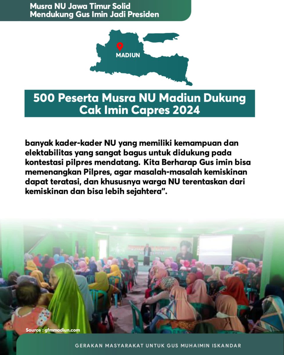st_pratiwi's tweet photo. #MusraNUJatim
#MuhaiminIskandar
#PartaiKebangkitanBangsa https://t.co/M28MkUhcBz