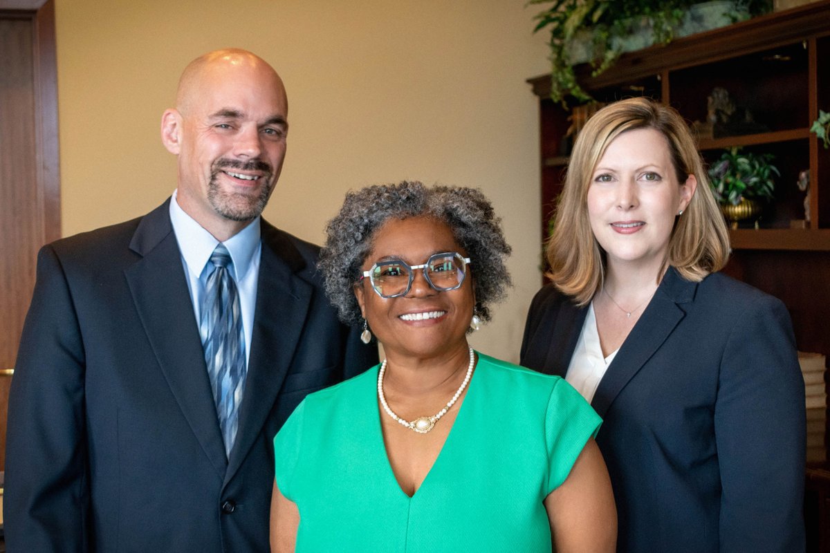 The new #BaylorLaw administration has hit the ground running! This morning marked the first official meeting of Interim Dean Patricia Wilson, Interim Associate Dean Matt Cordon, & Senior Assistant Dean Angela Cruseturner. Join us in celebrating this #NewChapter at Baylor Law. https://t.co/Ij0WASBgYl