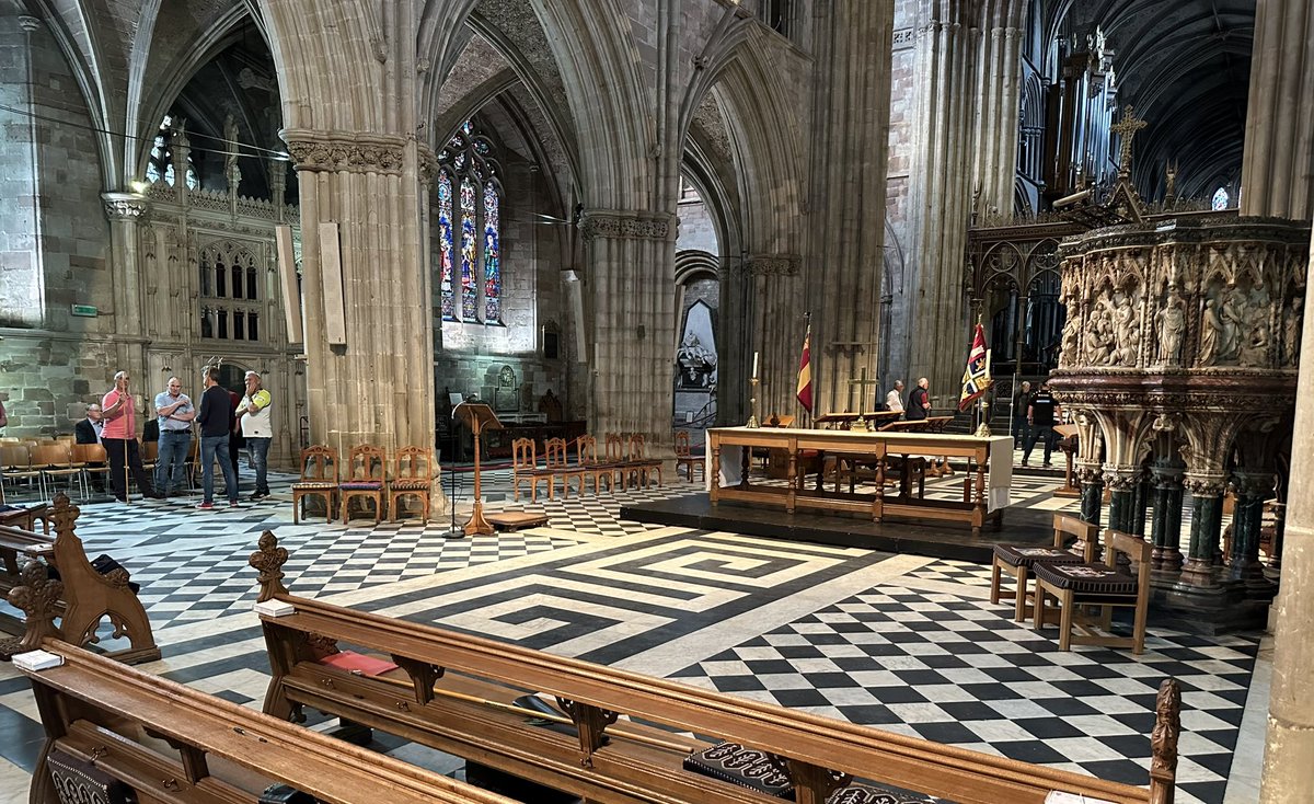 <a href="/WorcsMasons/">Worcestershire Freemasons</a> Rehearsals over and everyone seems very happy with their roles for Sunday.

All we need now is a great turnout from the Brethren and their families to what is one of the highlights of the Provincial Calendar.