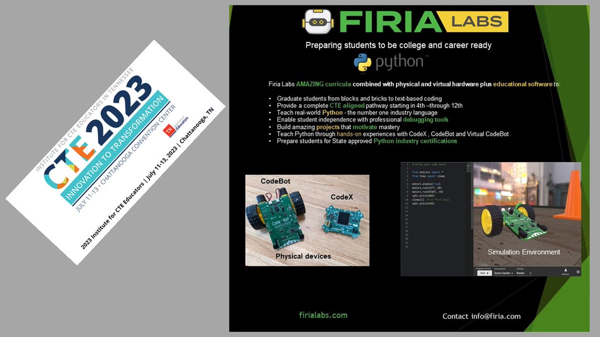 We INNOVATED so you can TRANSFORM your #careerandteachnicaleducation w/ high quality industry demanding #Python #CSed. A Pathway of learning to #industrycertified. @TNedu @hamcoschools @MSCS_CCTE @MetroSchools @KCSCompSci @RuCoCTE Chat with us #InnovateTNCTE #CTEInstitute @TnActe