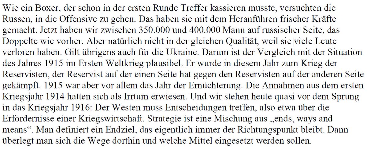G_Platzdasch's tweet photo. "Darum ist der Vergleich mit der Situation des Jahres 1915 im Ersten Weltkrieg plausibel." https://t.co/Y4gG0aPjag