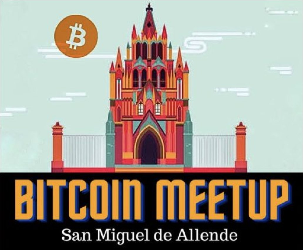 Announcing the next #bitcoin meetup in San Miguel de Allende! Join us on Sunday, July 16th at 2pm.

Swing by to hang out with bitcoiners and learn more about the growing #bitcoin adoption in our beautiful town.

Find details &amp; register here:
meetup.com/bitcoin-meetup…