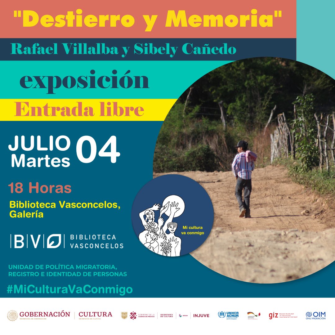 RocioGonzalezH8's tweet photo. Te esperamos en la inauguración de la exposición fotoperiodística "Destierro y Memoria", autoría del fotógrafo Rafael Villalba Pérez y la periodista Sibely Cañedo Cázarez, en el marco del #EncuentroInternaional sobre #MovilidadHumana.
@VSCLS https://t.co/oVWxI82hV1