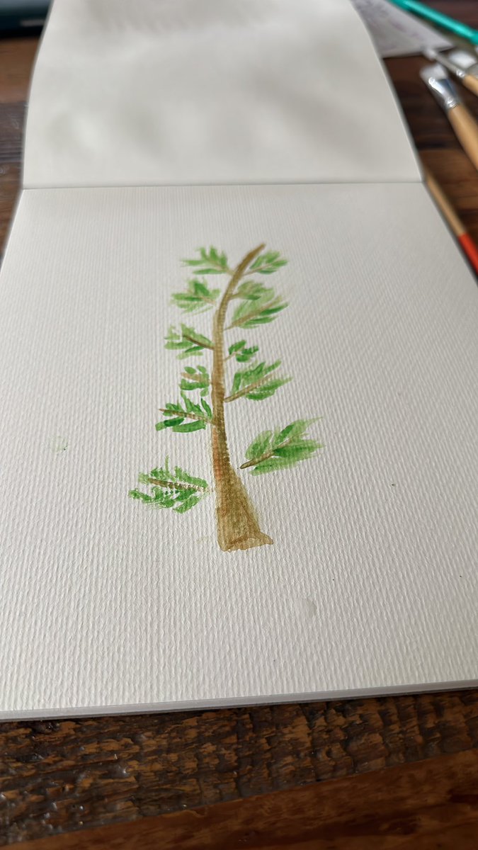 Playing with watercolor #selfstudy