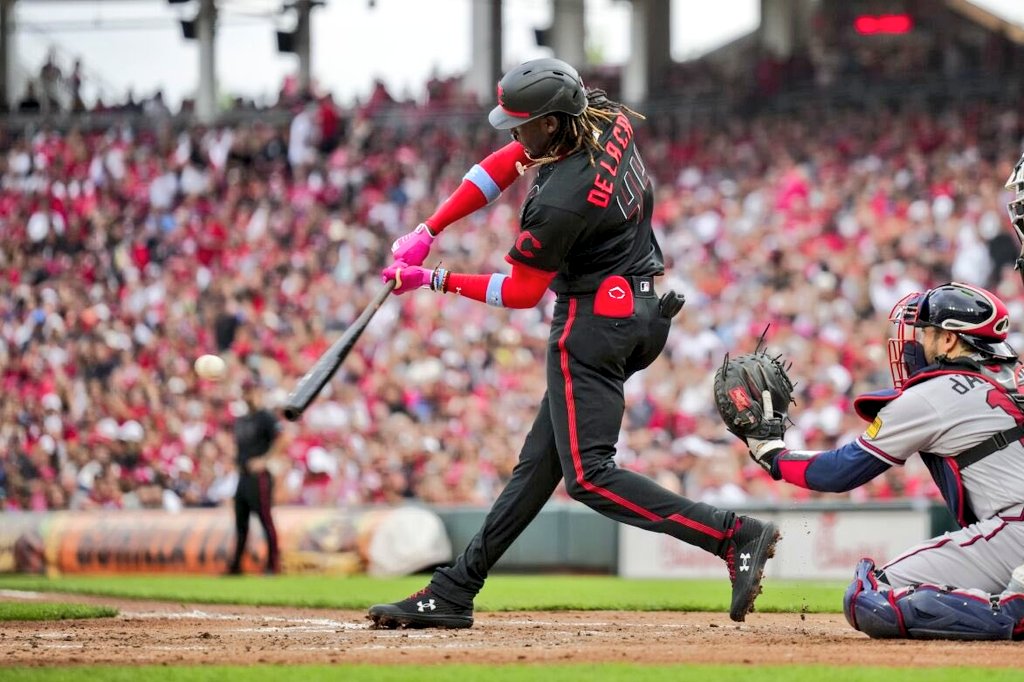 CincyProblems's tweet photo. Elly De La Cruz was invited to participate in the 2023 Home Run Derby, but he declined (via The Enquirer).

“I’d rather focus on this season and make sure I’m able to contribute to this team and help this team win,” - Elly De La Cruz ❤️ #Reds #EDLC https://t.co/alEUAFEYaW