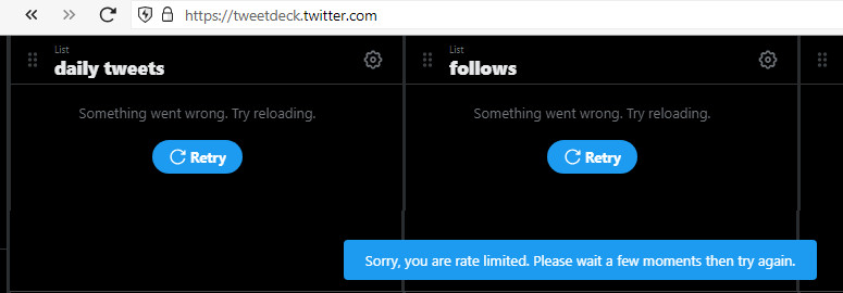 Ph_sail's tweet photo. @sharpshadowXII @TwitterSupport yeah, the new one will totally load (don't try it.  they deleted the button that lets you switch to the old version) https://t.co/T3EGabYQeN