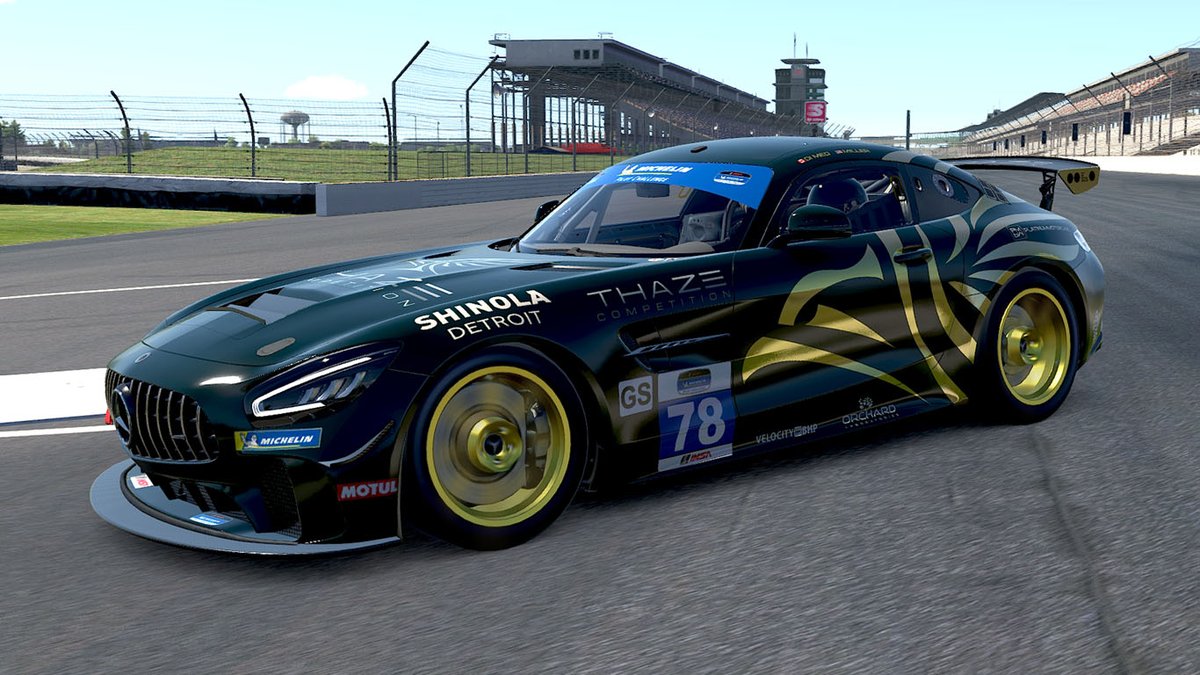 andyblackmore's tweet photo. The official @ThazeComp #MercedesAMG GT4 livery from #IMSA Michelin Pilot series is now available on @tradingpaints for @iRacing .
Race the paint at https://t.co/AYZOMGyRAG
#THZCMP
More of my #liveries will be going up on #TradingPaints in the next week or two https://t.co/gEaQVlMVr5