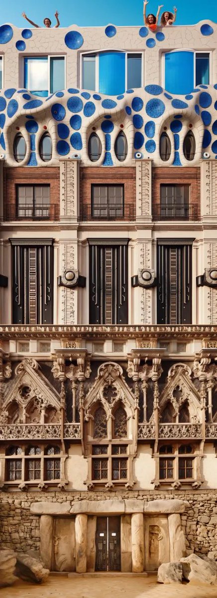 Midjourney Panning is out!

I built an impossible facade from the ground up pressing ⬆️with /remix on, copypaste the same prompt changing ()

photo of a building facade in the style of (desired style) --no sky roof people

Enjoy your time travel one floor at the time 🙌
