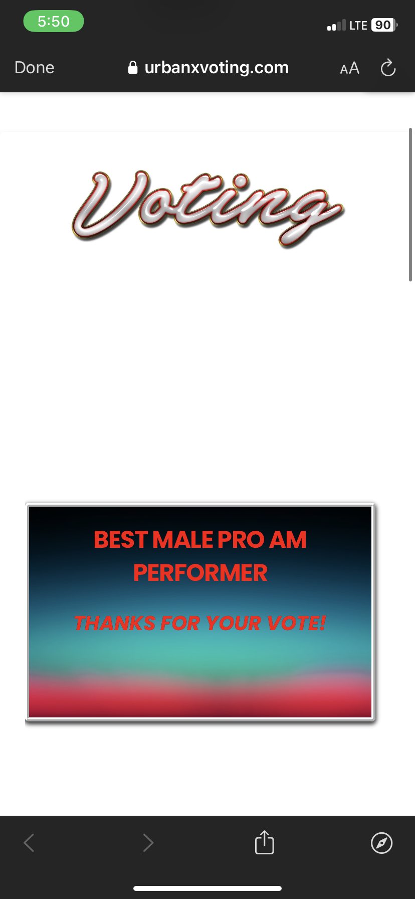 Gigi The Virgin ️‍🔥⚔️ on Twitter: "@guccithirdleg Just voted for you love! Hope that you win!! ️