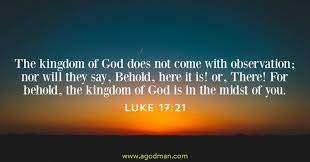 ogrando2's tweet photo. Today we rejoice as Kingdom citizens. "...the Kingdom of God does not come with observation. Nor will they say see here or see there for indeed the Kingdom of God is within you.' (Luke 17:20-21 https://t.co/fvoIpK9Blh