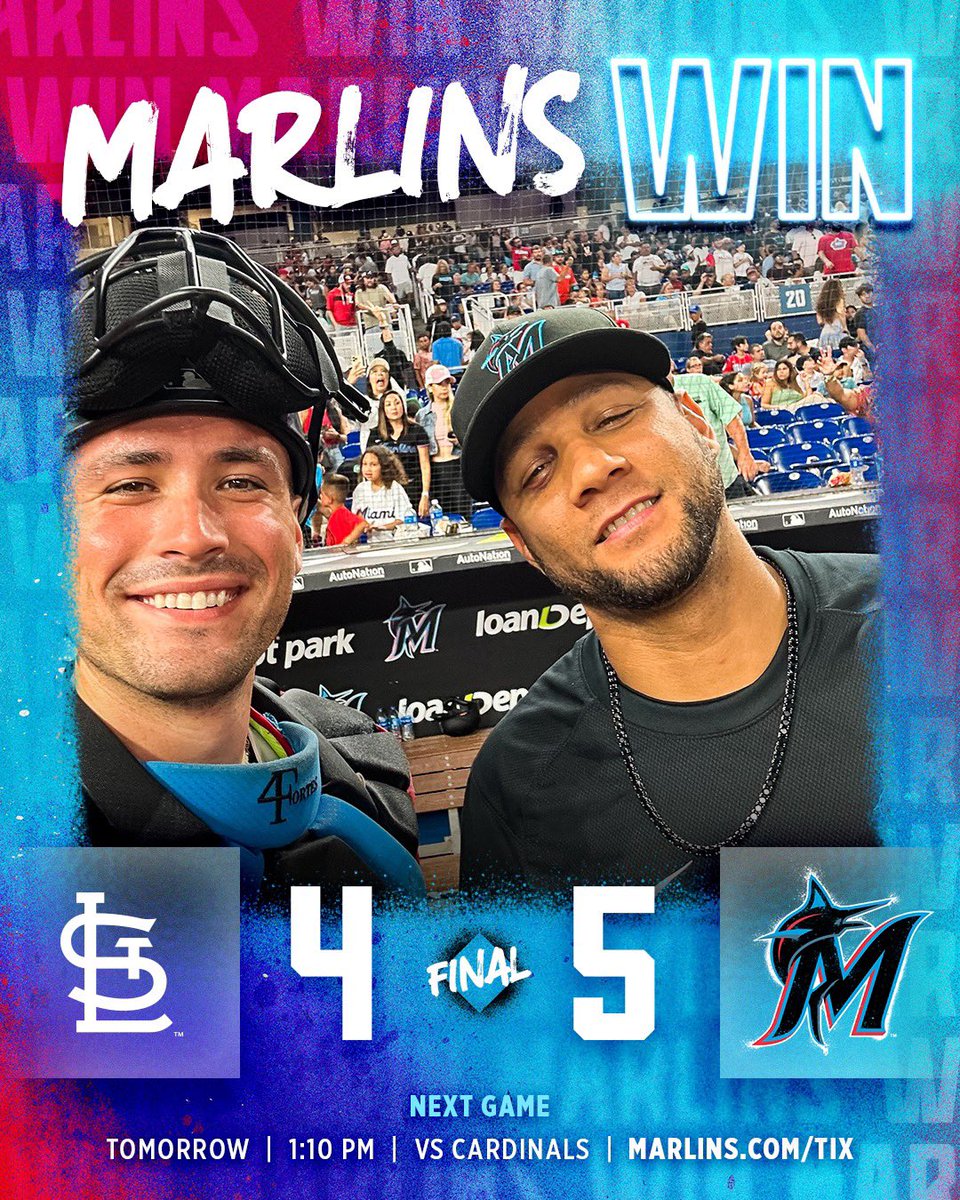 RT @Marlins: What a comeback!

You really need to come to @loanDepotpark and watch this team. https://t.co/u0JEgWbaQN