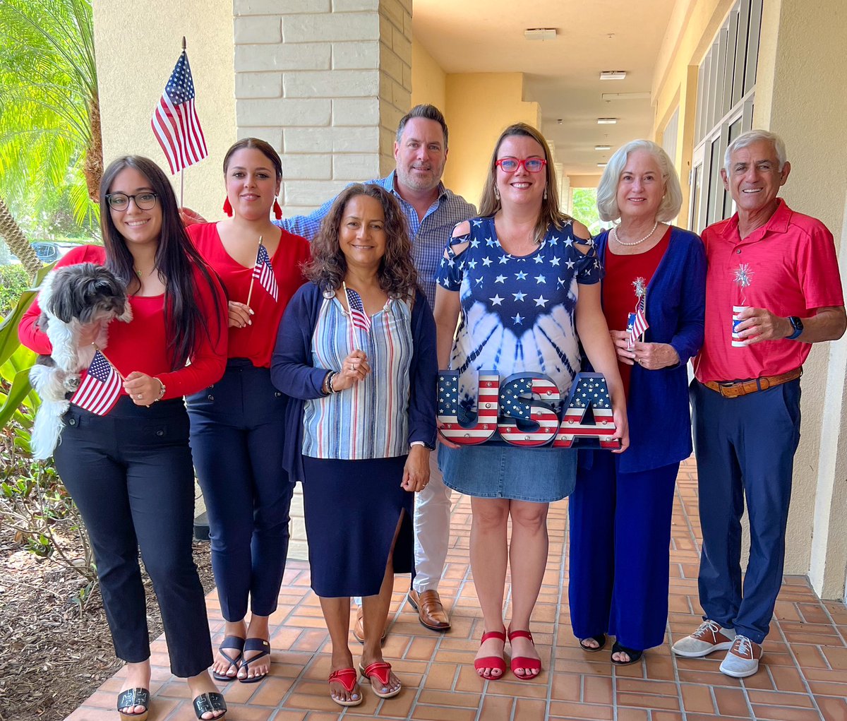 pb_angels's tweet photo. Happy #IndependenceDay  from all of us at Visiting Angels of the Palm Beaches. Three cheers for the red, white, and blue!  #Homecare https://t.co/FXZmD9XjGk