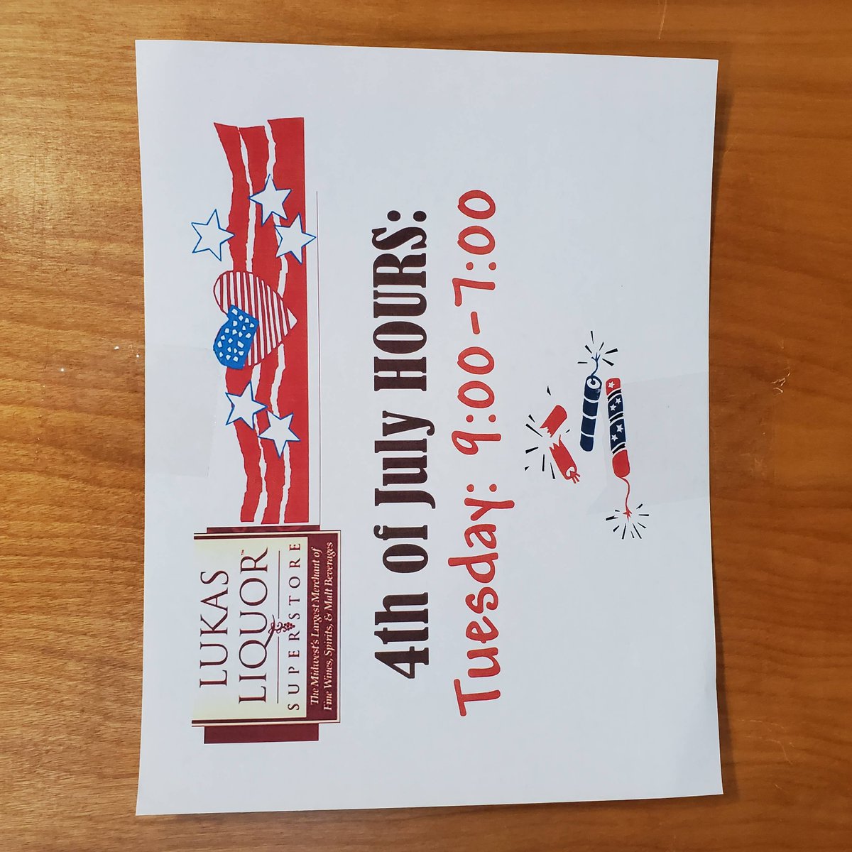 We will be open until 7 tomorrow, so get your last minute shopping in!