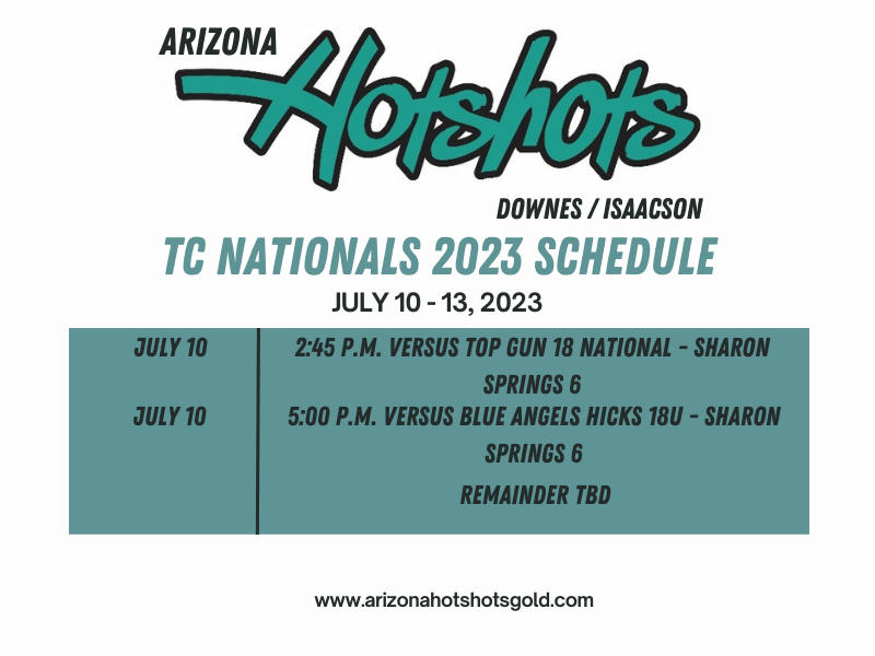 TC Nationals Schedule 2023