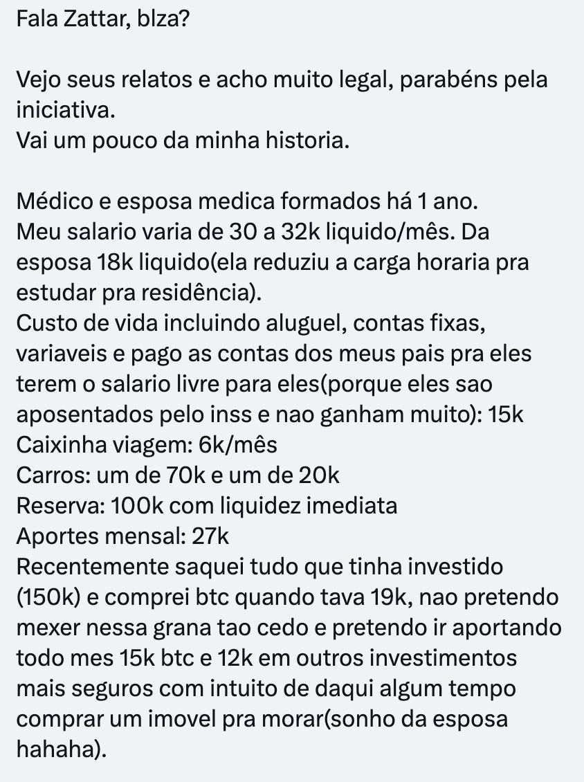 Rafael Zattar on X: Casal com renda mensal de 80 mil reais no #Zflix. 💰  Ele: Médico: 40k. 👨‍⚕️ 40k. Ela: Dentista: 40k. 👩‍⚕️ 40k. AP: 600k 🏠💰 2  viagens por ano (