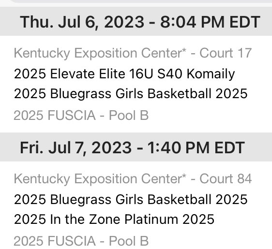Bluegrass Girls Basketball 2025 on Twitter "We are ready for live