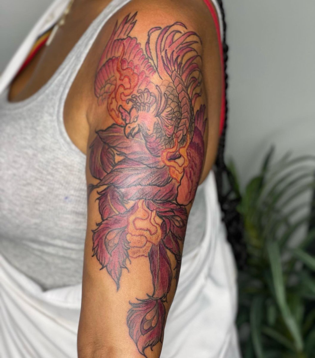 ddavisdesigns_'s tweet image. Arise again from the ashes 🙏🏾 #houstontattoo #blackartist