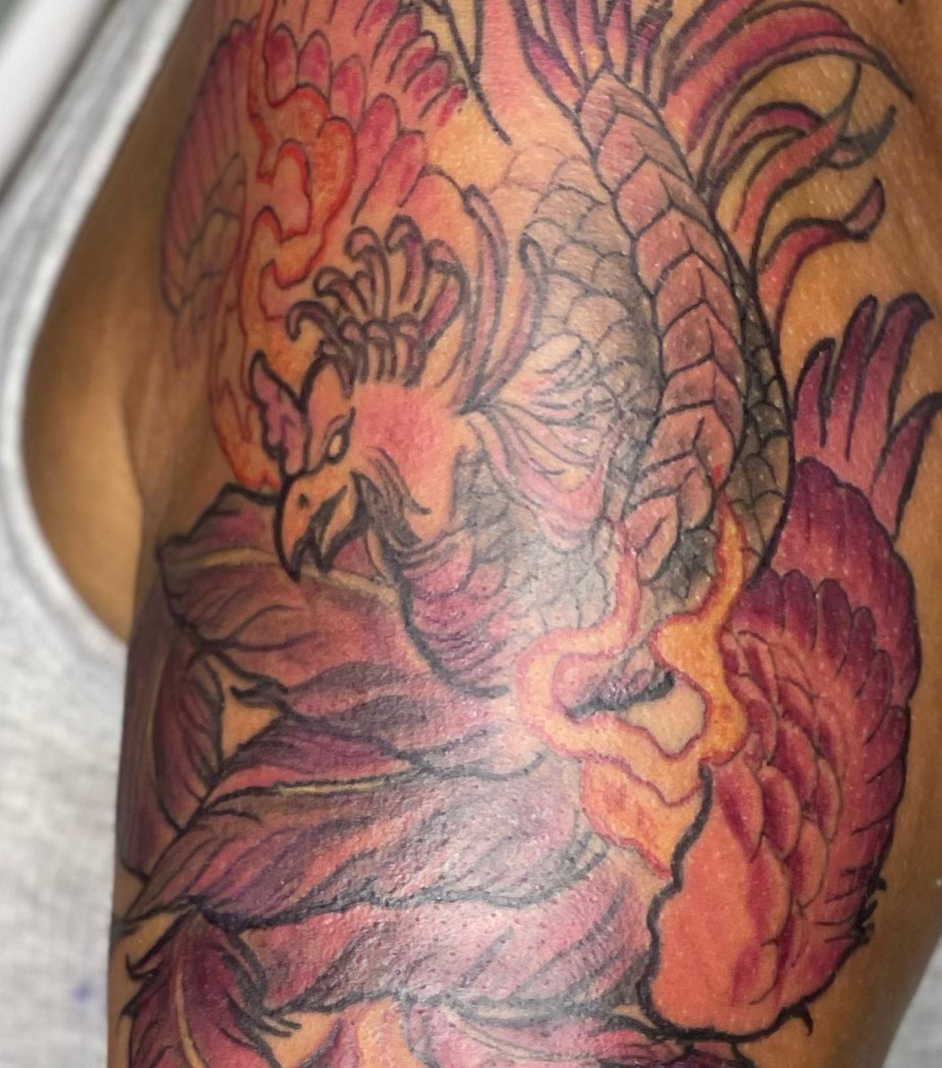 ddavisdesigns_'s tweet image. Arise again from the ashes 🙏🏾 #houstontattoo #blackartist