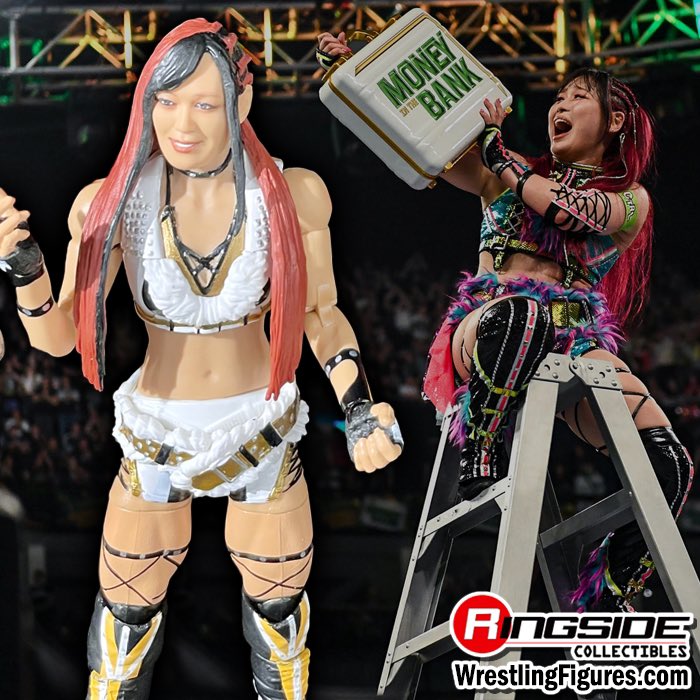 RingsideC's tweet photo. Congrats to the winners of the #WWEMITB Women’s Ladder Match, Miss Money In The Bank IYO SKY! 💰💸
Shop @Mattel @WWE Figures at https://t.co/u2iD9lOk4l!
#RingsideCollectibles #WrestlingFigures #WWE #Mattel #IYOSKY #MissMITB #MITB https://t.co/B1OjBgwpdg