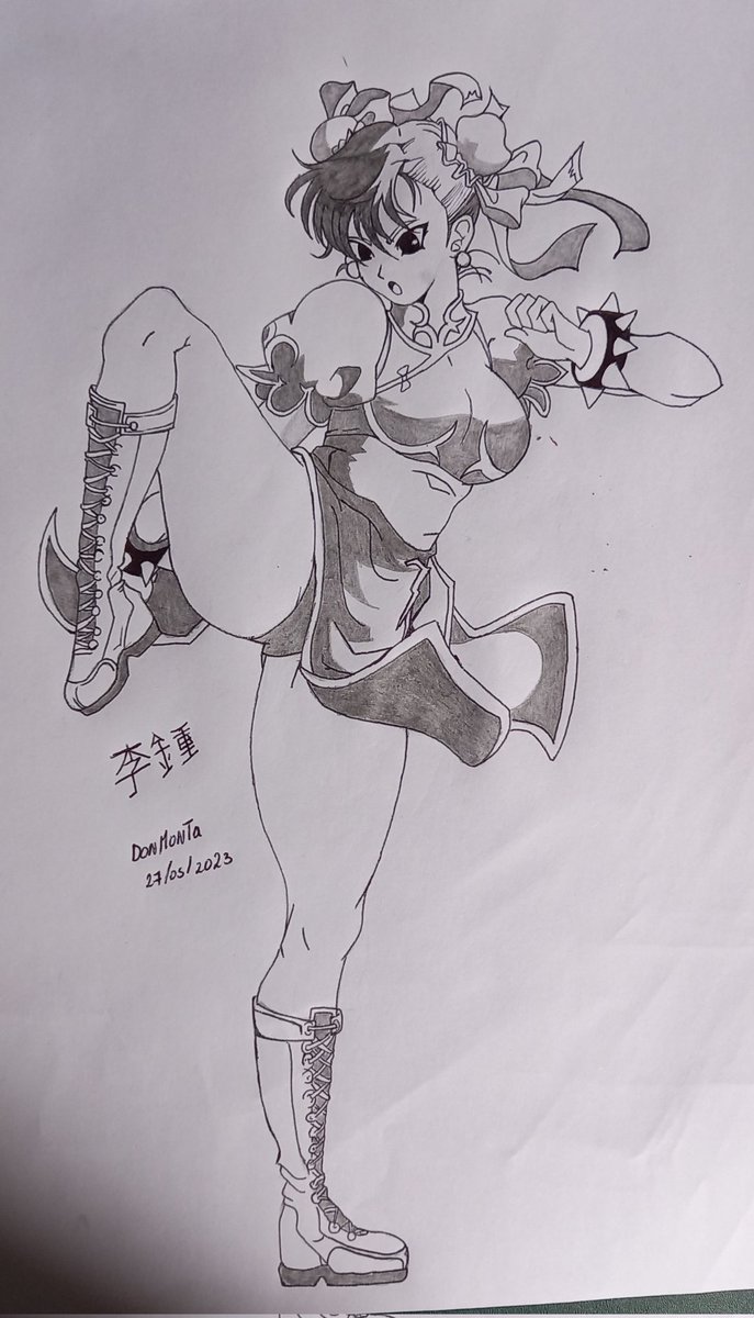DONMONTA2's tweet photo. Lapiz Esfero Sombras 
#AnimeExpo2023 #AnimeArt #AnimeJapan #animetwt #StreetFighter6 #StreetArt #chunglee #StreetFighterArt #dibujodigital https://t.co/cP3rKUnyPh