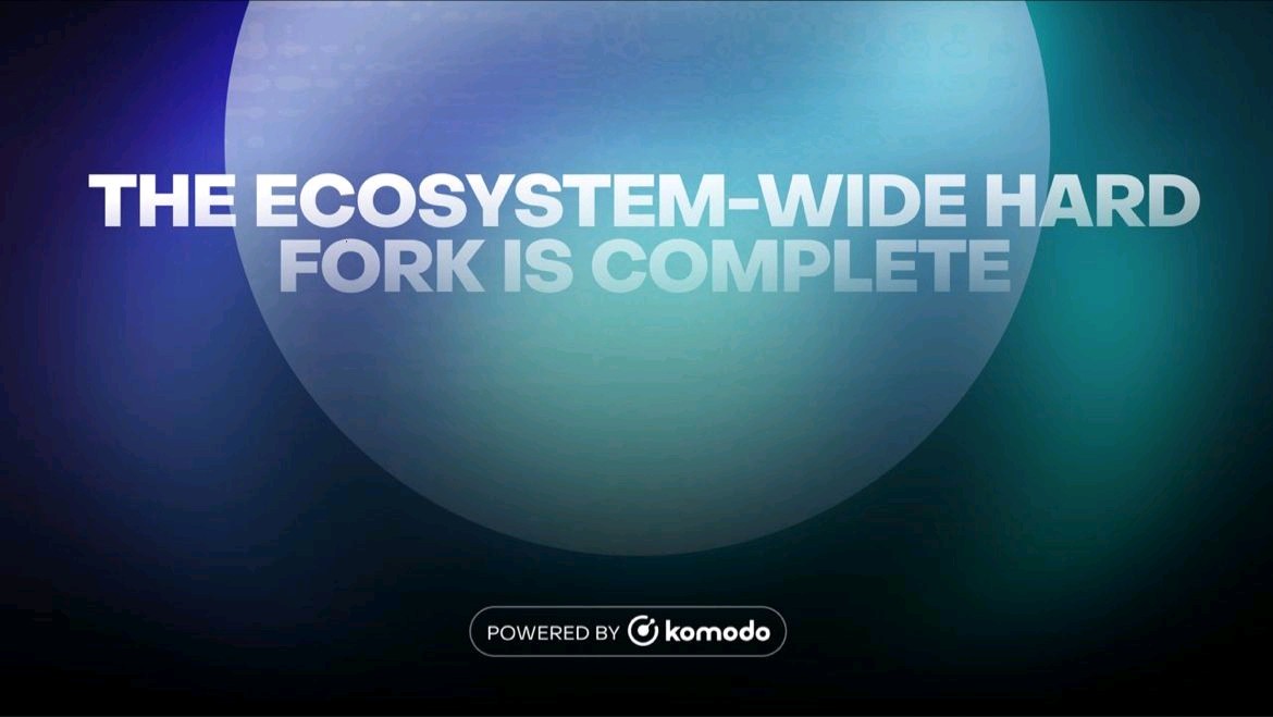 Komodo_ES's tweet image. El hardfork de #Komodo se completó con éxito!  🥳

Los operadores del Nodo Notarial de la temporada 7 ya están en línea.  Felicitaciones por el excelente trabajo!

 Esta actualización ha generado #seguridad #dPoW para un total de 20 cadenas de bloques.