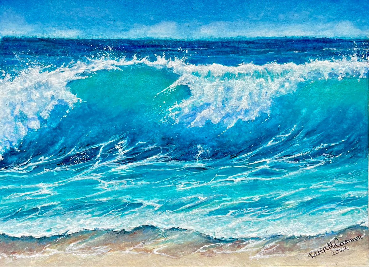 Karen95art's tweet photo. So happy my little painting sold at this year’s Twitter Art Exhibition in Vancouver, supporting @UNYAyouth.  Thank you to whoever bought it and a big thank you also to the #TAE23Team!  💕@twitrartexhibit @ArtbyKellyK @DavidSandum #TAE23 #taefamily #artforacause https://t.co/EVBK3NQqMb