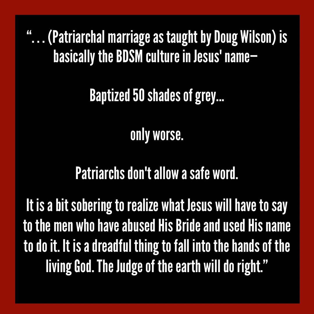 ExaminingMoscow's tweet photo. #ChurchToo #MoscowToo #CRECtoo #ExamineDougWilson #ExamineMoscow
#RapeCulture #EDWAM https://t.co/vEu0Dbwqmo