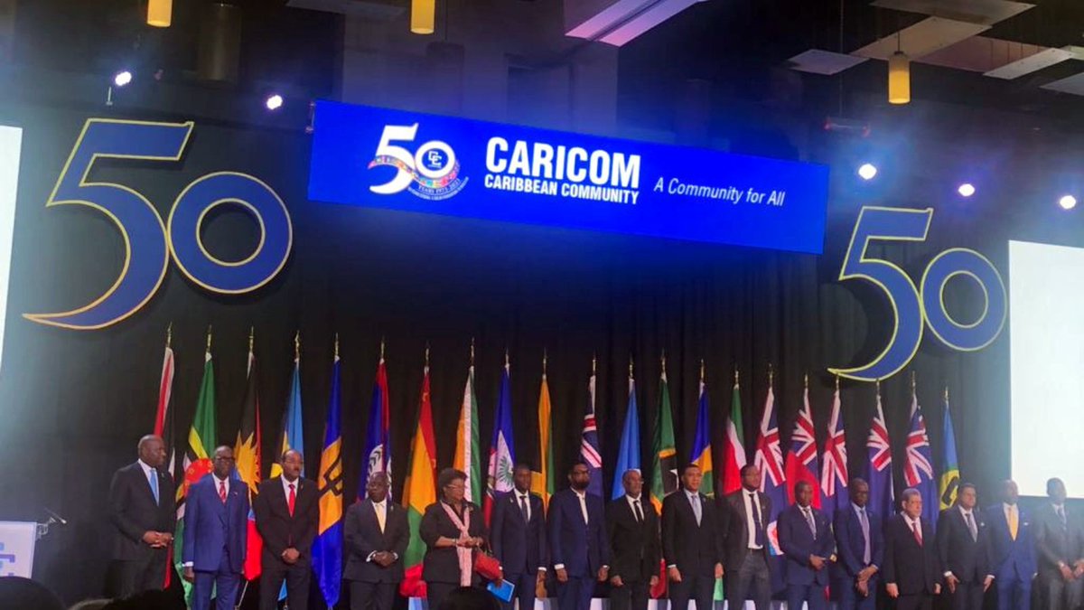 The 45th Regular Meeting of the Heads of Government of @CARICOMorg begins. On this significant occasion, @italyinpanama congratulates the #CaribbeanStates, who are facing significant challenges, such as the increasingly evident effects of climate change. 

#CARICOMAT50