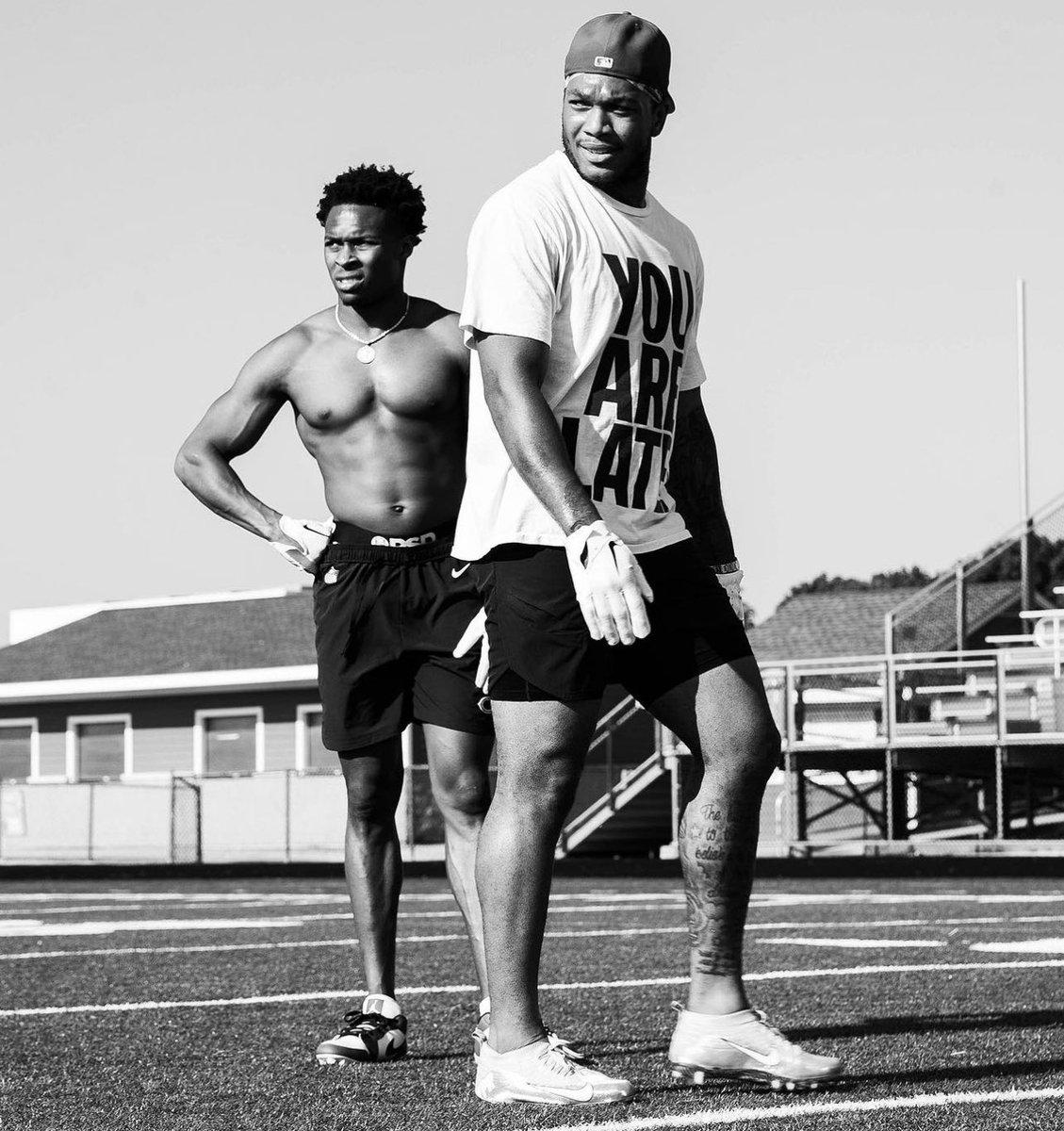 untoldchicago's tweet photo. Darnell Mooney and DJ Moore. https://t.co/STeryeL3PX