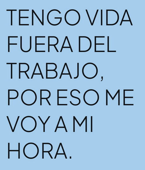 Trabajaba en esta multinacional, en la que mi antigua jefa, se molestaba por que a las 5pm en punto me iba de la oficina, mientras el resto (puras mujeres sin hijos y que vivian cerca de la oficina), todas ellas se quedaban hasta 2-3 horas después. 
Feliz Miércoles!