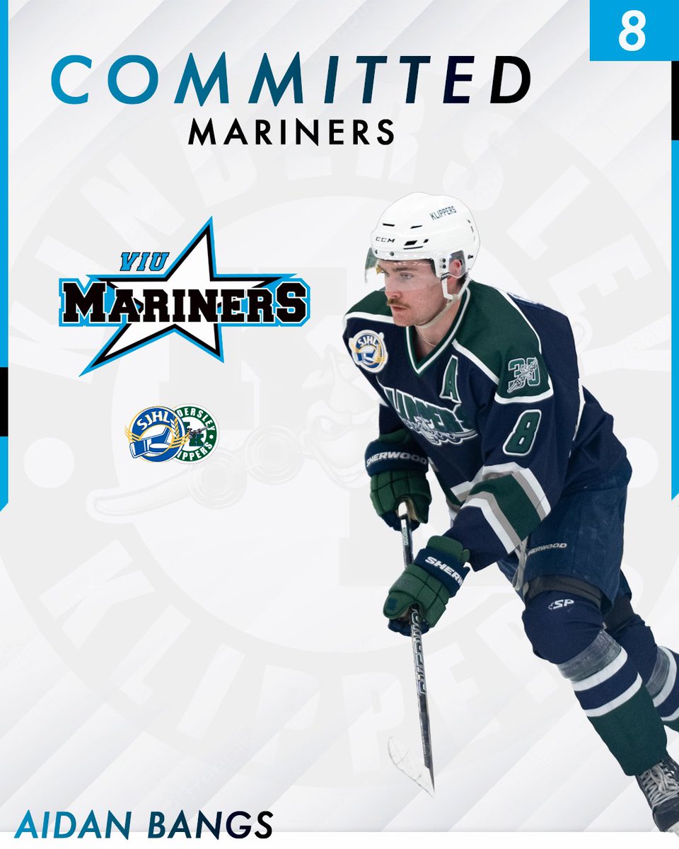 COMMITMENT ALERT! Congratulations to Klippers Alumni, Aidan Bangs on his commitment to <a href="/VIUHockey/">VIU Mariners Hockey</a>. ✍🏼

 #BCIHL | #GoKlippersGo | <a href="/theSJHL/">SJHL</a>