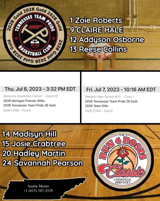 Josie_Crabtree5's tweet photo. Excited for my first trip to R4R with  TTP 28.  I appreciate their confidence in me and letting me tag along to hopefully win some games.  Excited is an understatement!  Louisville here we come! 🌹🏀 @TTP28Gold @J_AMOORE @TFNsRun4Roses https://t.co/2htscJmau5