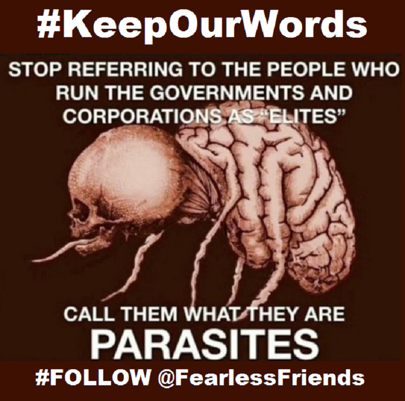 FearlessFriends's tweet photo. #KeepOurWords👇
The #predator cabal who consider us their prey; their
beasts of burden; their chattel are sorely mistaken.👇
They're bored, sadistic billionaires with fantasies of world domination. Nothing about them is #elite.
Let's all call them what they are: #parasites👇 https://t.co/DqZDm1IQHi