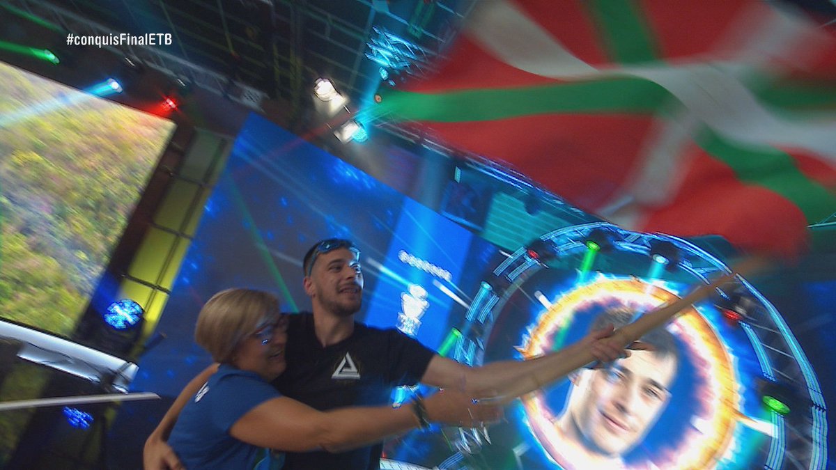 elconquis_etb's tweet photo. 🔴Locuras es el ganador de la 19ª edición de "El Conquistador". Zorionak!!! Además de ser el recordman de duelos al haber superado 6, más que nadie, se ha proclamado ganador en una durísima prueba contra Etxe, Olaia y Txoskin

#ConquisFinalETB https://t.co/03R01o8Q8F