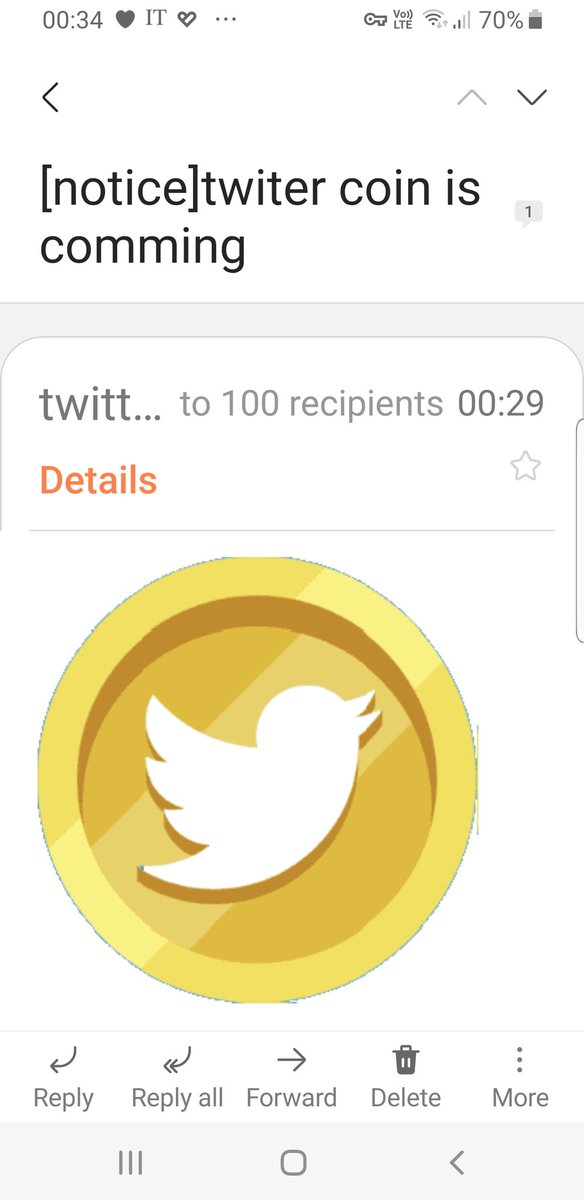 MouseDonegal's tweet photo. Whoop whoop. I'm rich..... #TwitterCoin https://t.co/MyoUM6nPSy