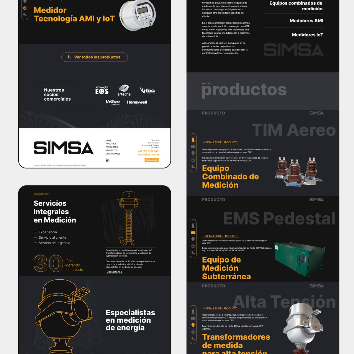 cobosdiseno's tweet photo. Nuestro cliente: Simsa - Servicios integrales de medición
Proyecto: UI/UX Diseño-Website
Versión: 2.0
Lanzamiento: 2023
Link: https://t.co/9vkVSMajuS https://t.co/a2TEDd2NF5