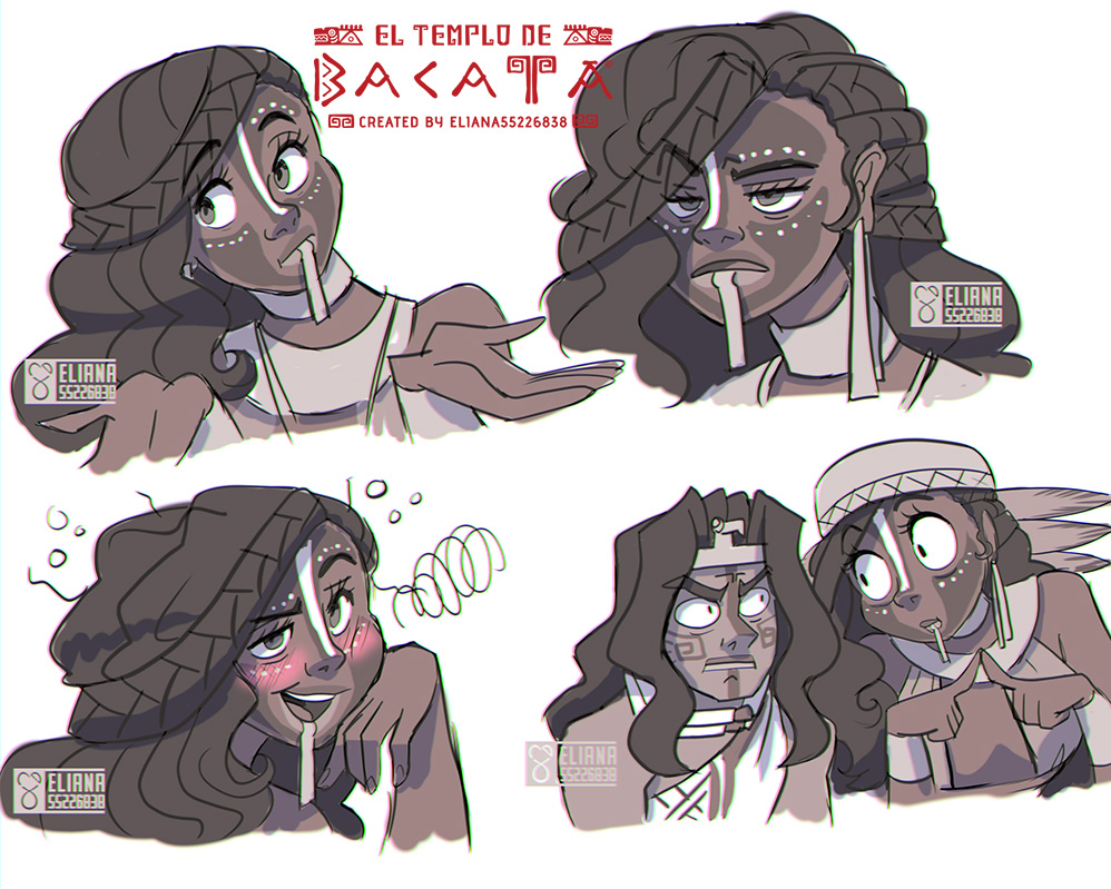 TemplodeBacata's tweet photo. Imura es malhumorada, le encanta la chicha y no suele ser muy lista con sus acciones. es decir que puede embarrarla en ciertas ocasiones.
una guerrera #quimbaya muy particular ♥
#TemplodeBacata #comiccolombiano #precolombino #colombia #doodles #Imura https://t.co/k8xxAVgoUy