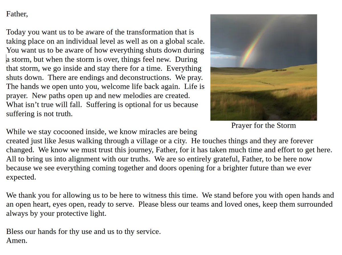 Prayer for the Storm
#PrayerPortal #Prayer #Prayers #pray4us #PrayTogether