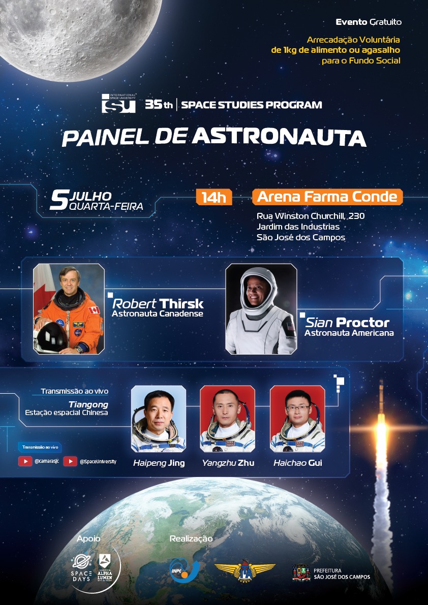 Todos estão convidados. 

Evento gratuito na Arena Farma Conde, aqui em São José dos Campos.