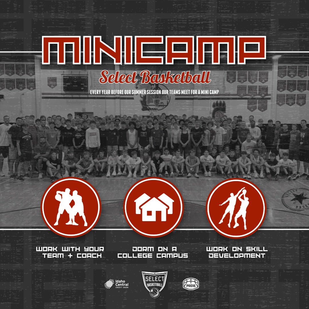 Welcome to minicamp, Select players and coaches! This week we begin our awesome summer journey with minicamp at the College of Idaho. 

It has become an annual event at the start of each summer to get all of our players and coaches together to build chemistry and program unity!