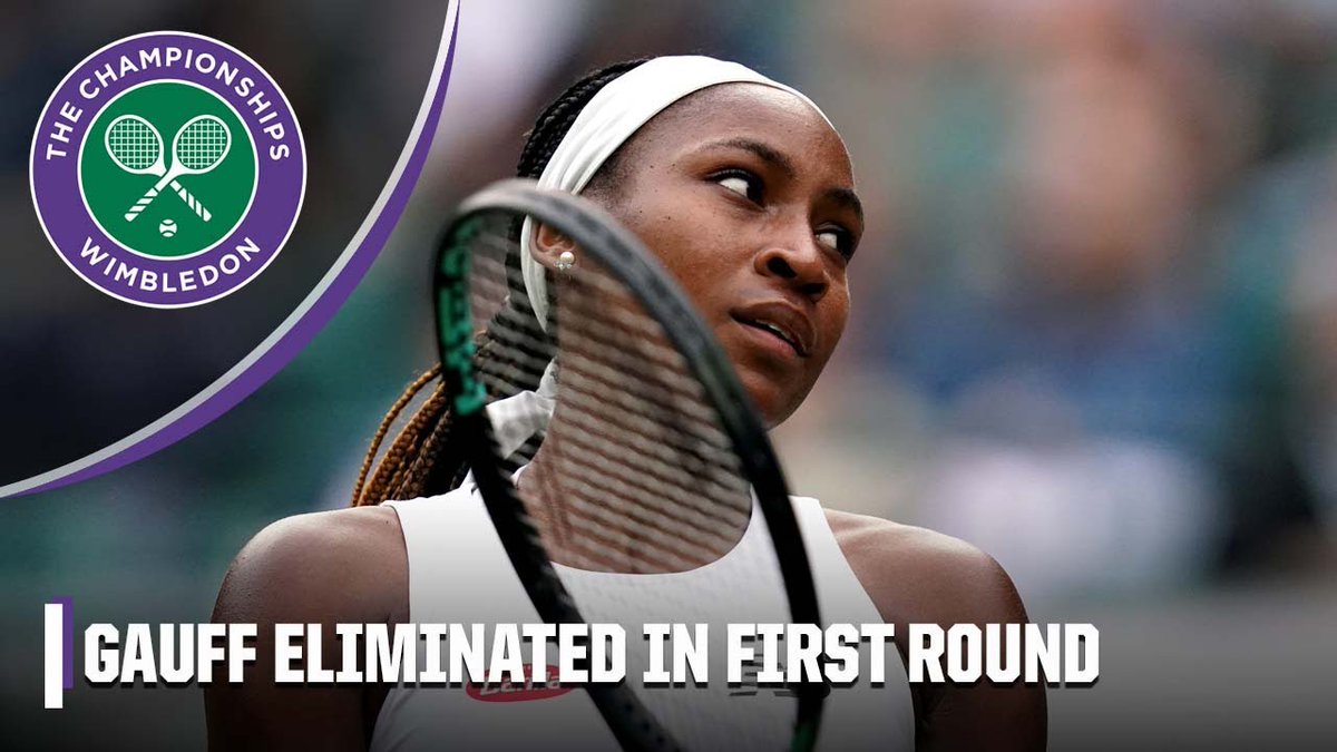 Coco Gauff loses to Sofia Kenin in first round [HIGHLIGHTS] | 2023 Wimbledon https://t.co/gXDGhLEgJL https://t.co/DafC0QJpIa