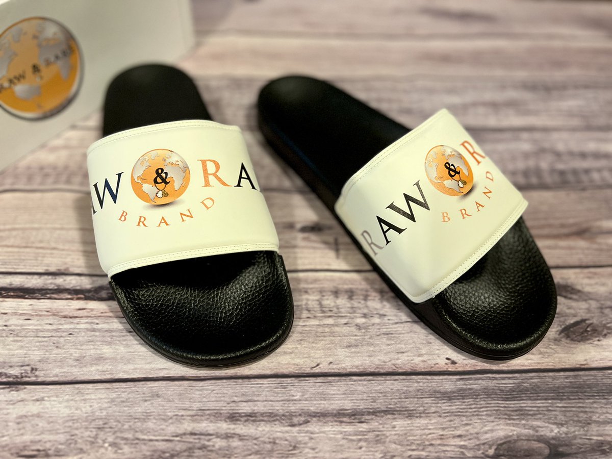 RawRareBrand's tweet photo. Raw &amp; Rare Brand Men’s slides

Shop at https://t.co/4mwgbAaSQg

“The Brand That Resonates”

 #GA #rawrarebrandofficial  #menslides #rawrare4life #fashion #atl  WEmove#exclusive #whiteslides #blackslides #sandals #flipflops https://t.co/54R75ZgfqN