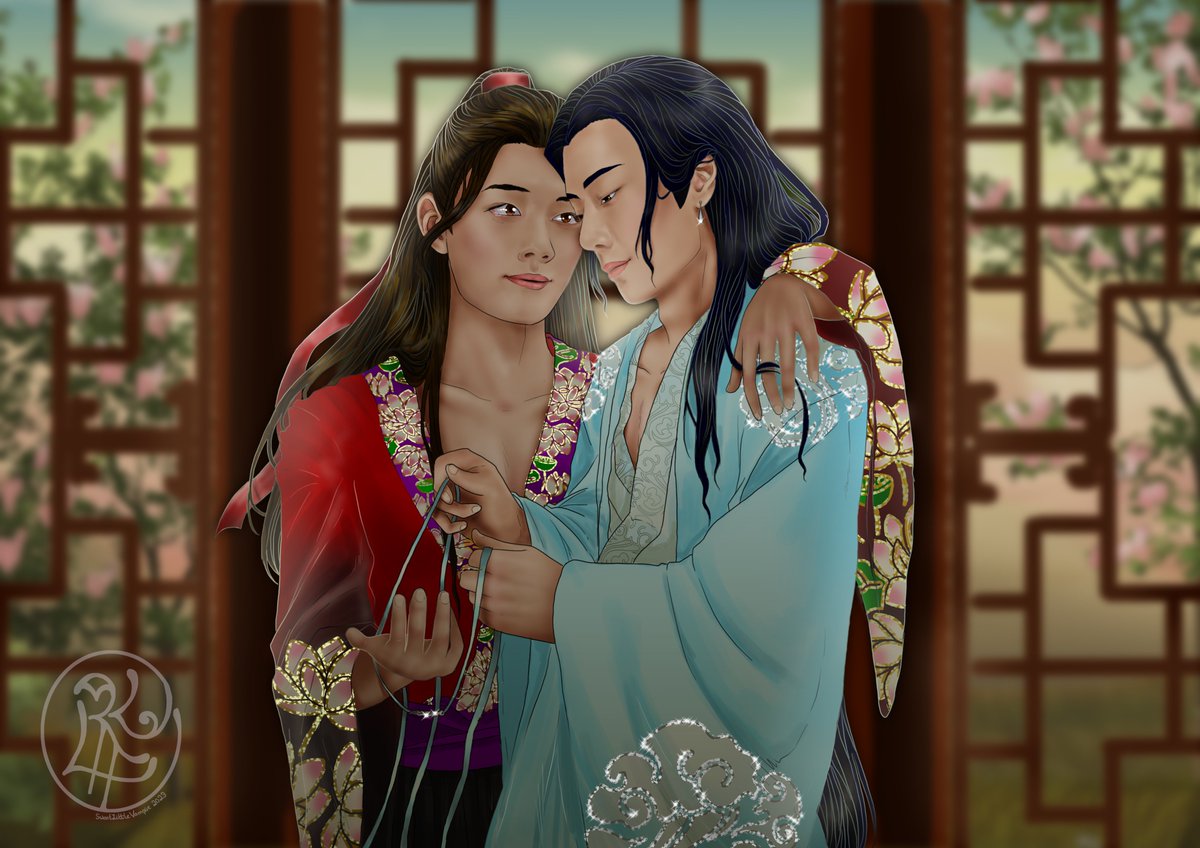 Nala 🪷 on X: 🪷Only one chapter, but we've been blessed with the most  romantic Wangxian moments and kisses, as well as how tenderly they look  into each other's eyes. #魔道祖师 #MDZS #