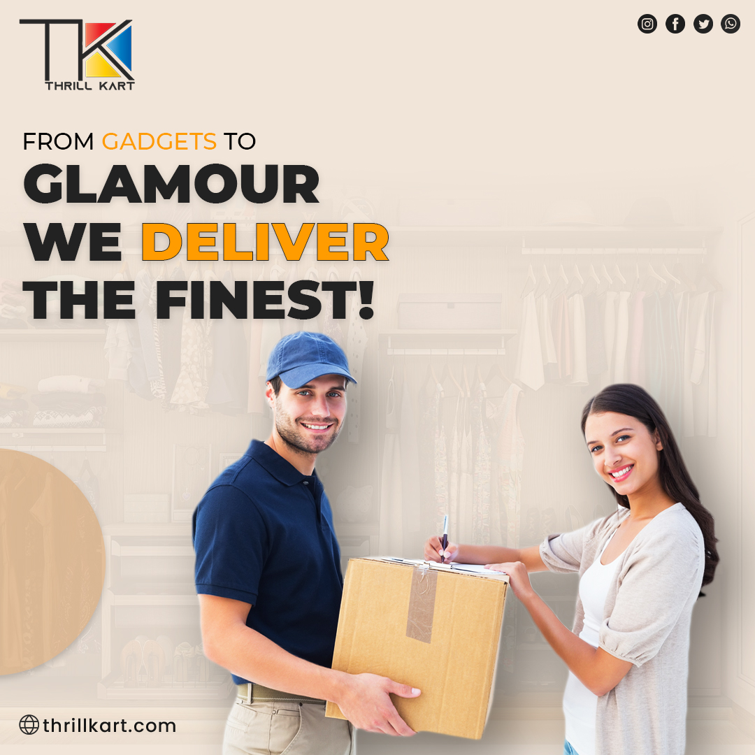 Discover excellence at Thrill Kart!

From gadgets to glamour, we offer unbeatable quality and prices. 

Experience a world of fine craftsmanship and endless choices.

➡ thrillkart.com

#QualityOverEverything #ShopWithConfidence #ShoppingExperience #UnbeatablePrices