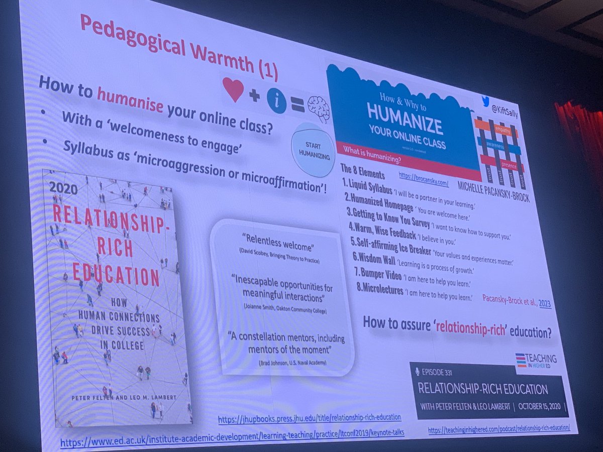 Imagine if we had kindness cues in our curriculum! ⁦<a href="/KiftSally/">Sally Kift</a>⁩ #unistars