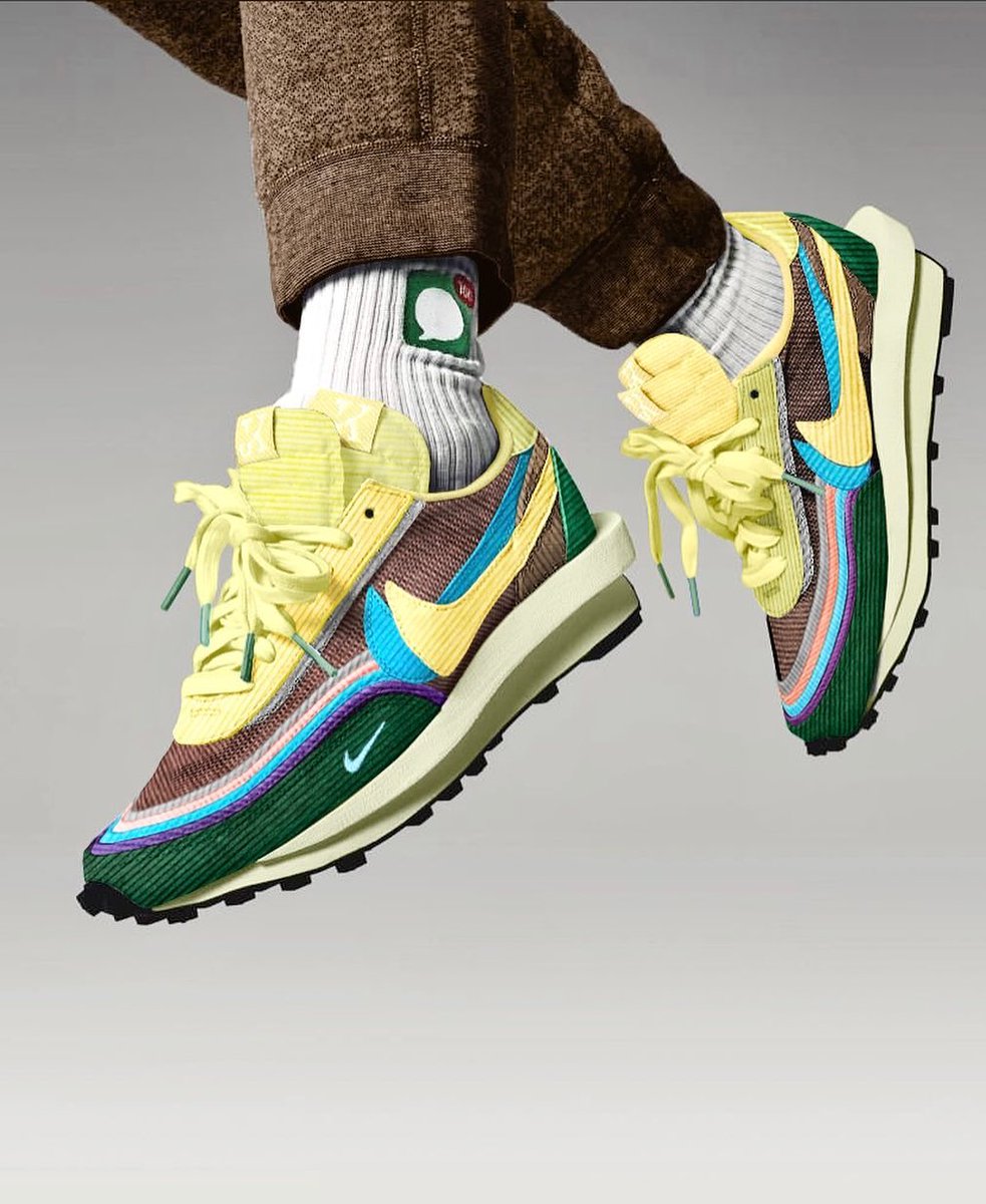 Sean Wotherspoon x sacai x Nike Waffle customs 🎨