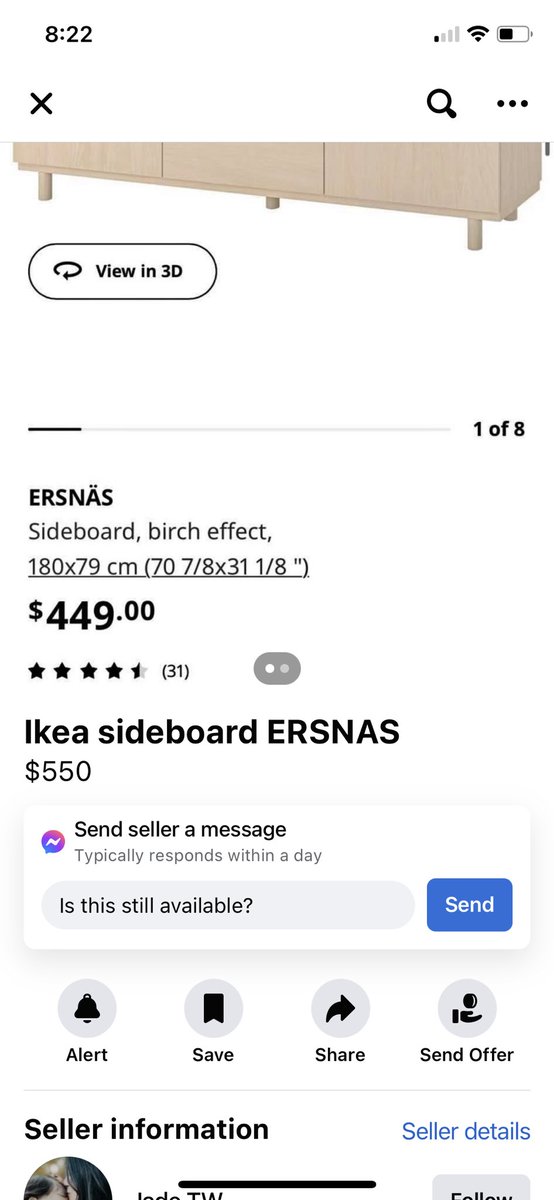 honeysips's tweet photo. And then people charge $100 more on Facebook marketplace because of it lmfao https://t.co/xk89MxvE05