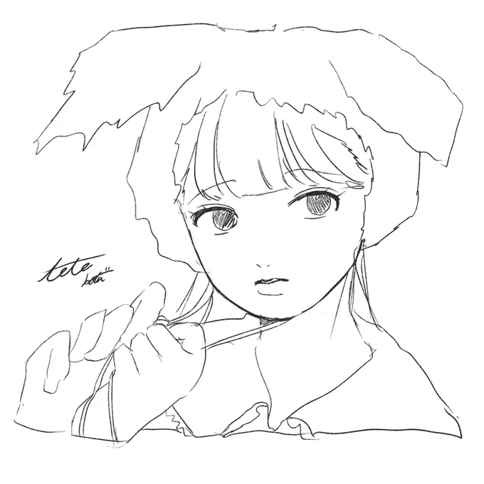 テテちゃんめちゃくちゃ可愛いの描けたから載せちゃう 