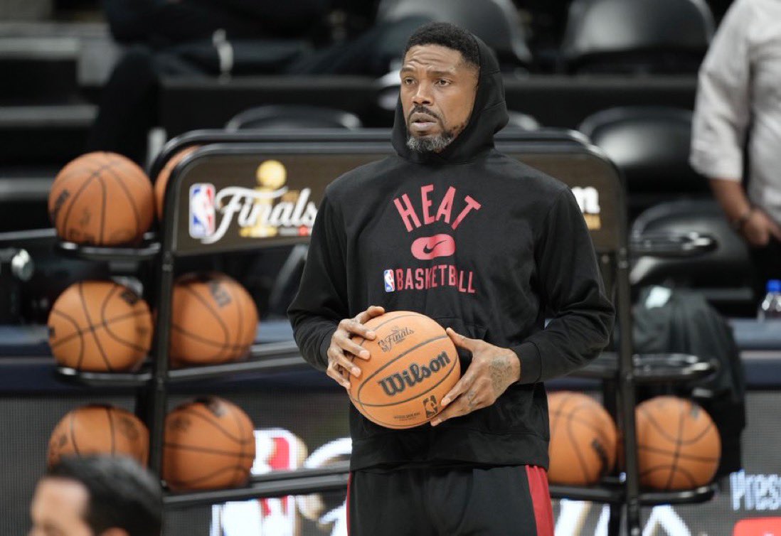 Hoopss's tweet photo. The Trailblazers offered the Heat Damian Lillard for Udonis Haslem, the Heat declined. https://t.co/QLz1PrlxMt